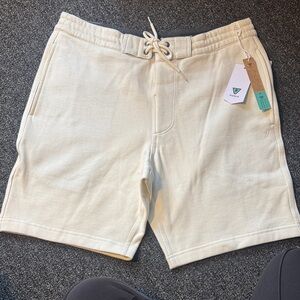 VISSLA Cream sweat Shorts